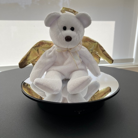 Ty Other - TY Retired Beanie Baby Halo II Gold Wing Angel Bear 2000 Vintage No Hang Tag